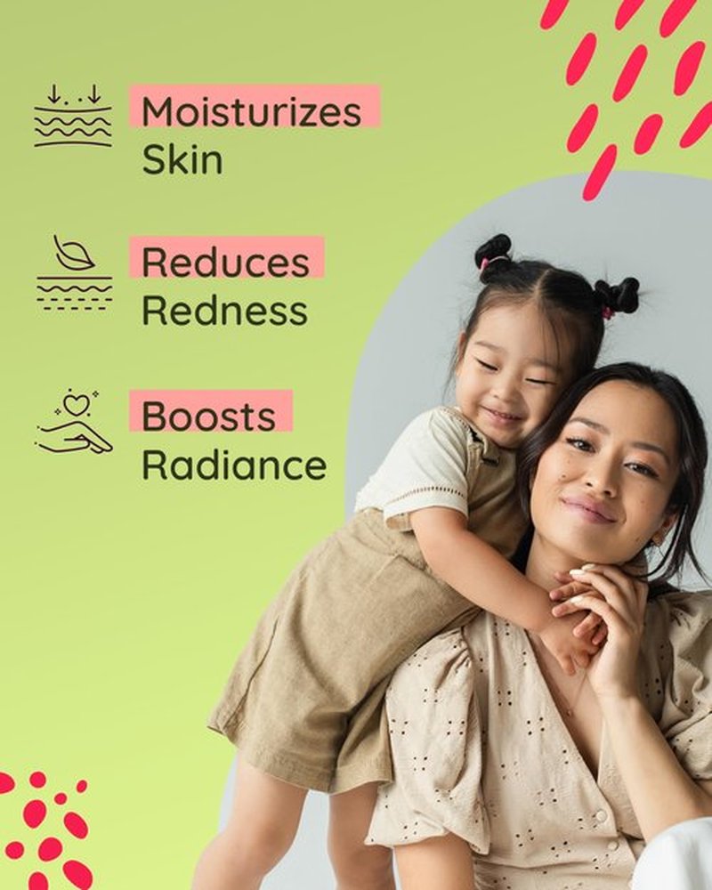 Kids Face Moisturizer - Moisturizing Face Lotion for Kids and Teens - Skincare for Kids with Organic Plant-Based Ingredients - Day/Night Face Cream for Dry or Sensitive Skin (Watermelon)