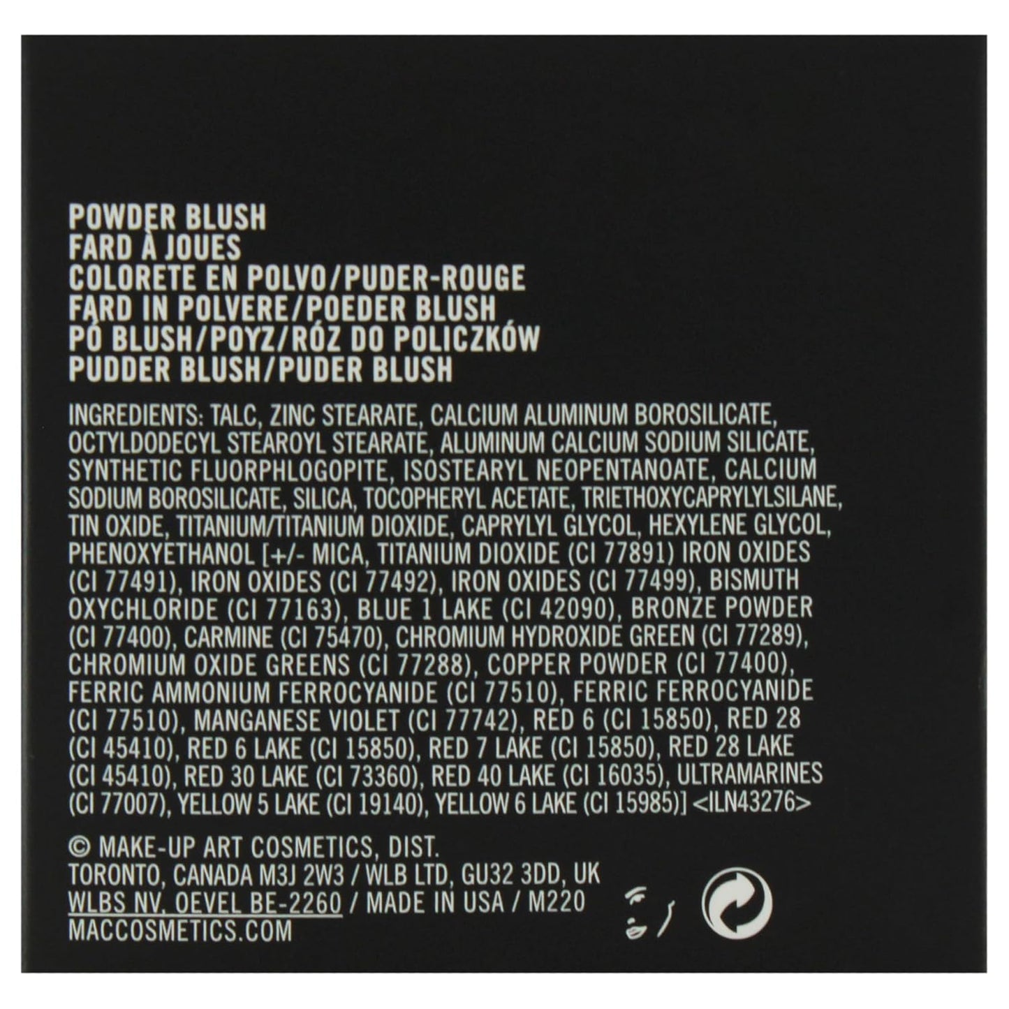 AcM MAC Powder Blush Melba
