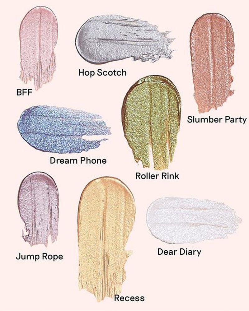 Exa Beauty - Natural Light Show Color Melt Foil For Eyes + Face + Body | Clean, Vegan, Cruelty-Free Makeup (BFF - Metallic Rose Gold)