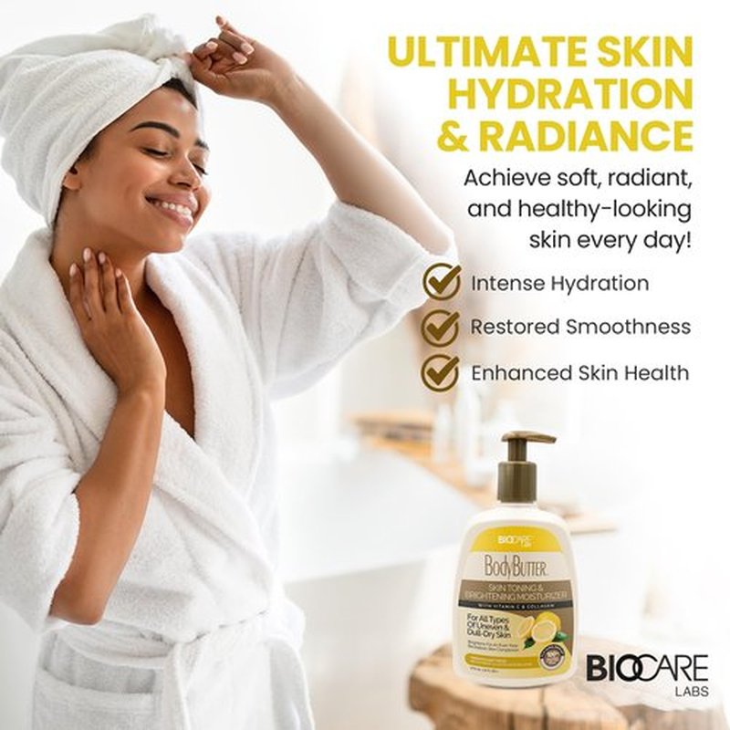 Biocare Labs Vitamin C & Collagen Moisturizing Body Butter Body Cream