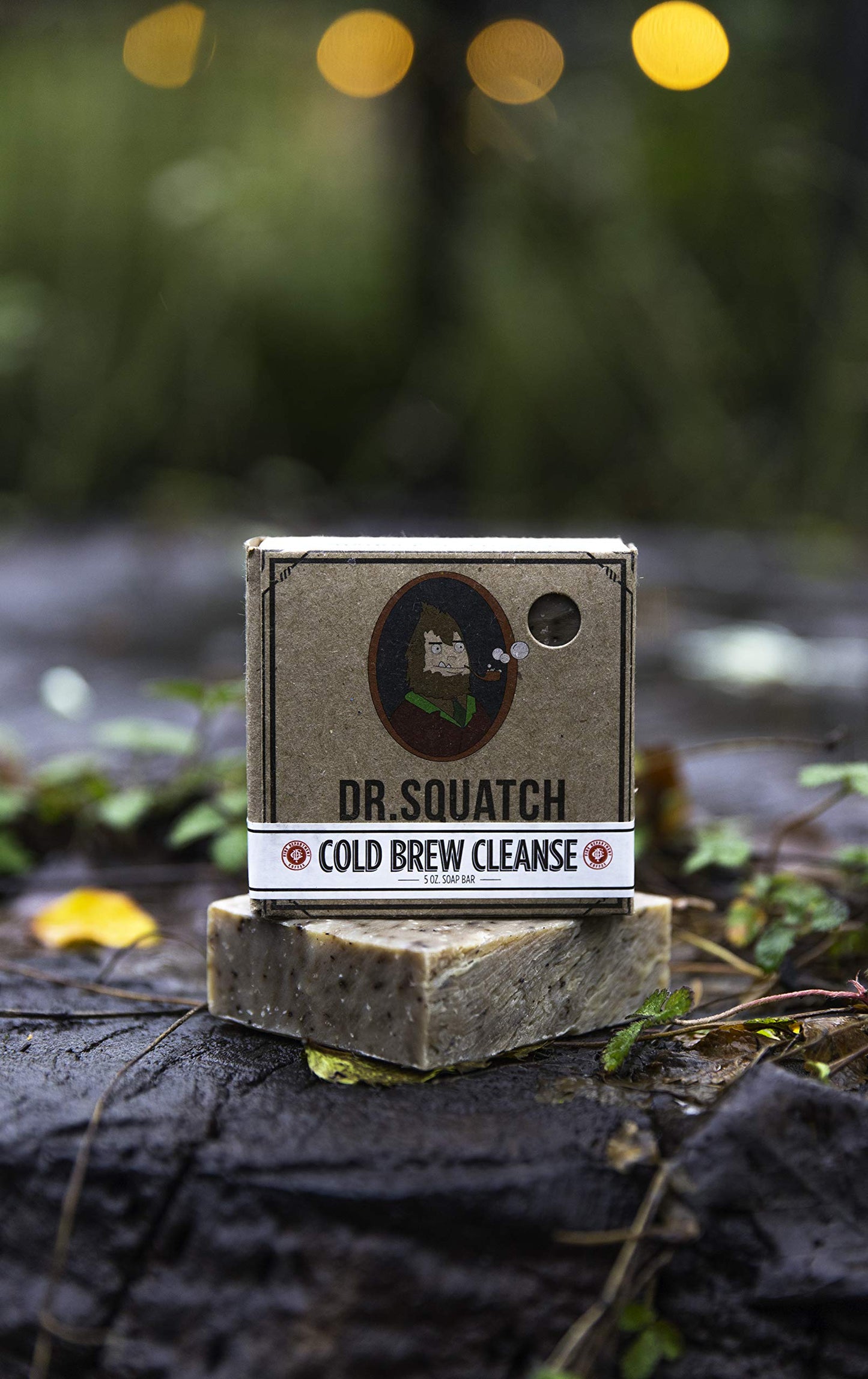Dr. Squatch Cold Brew Cleanse Coffee Soap Bar – Blend of Shea Butter, Salt, Kaoilin Clay, and Some Top Notch Coffee Beans – Organic Handmade in USA