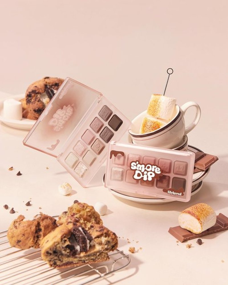 lilybyred Mood Keyboard Mixtape Edition eyeshadow palette (11#Chocolate Chip S'more)| Long-Wearing, glitter, Clear watercolor | Palette With Easy Color Matching For All | K-beauty