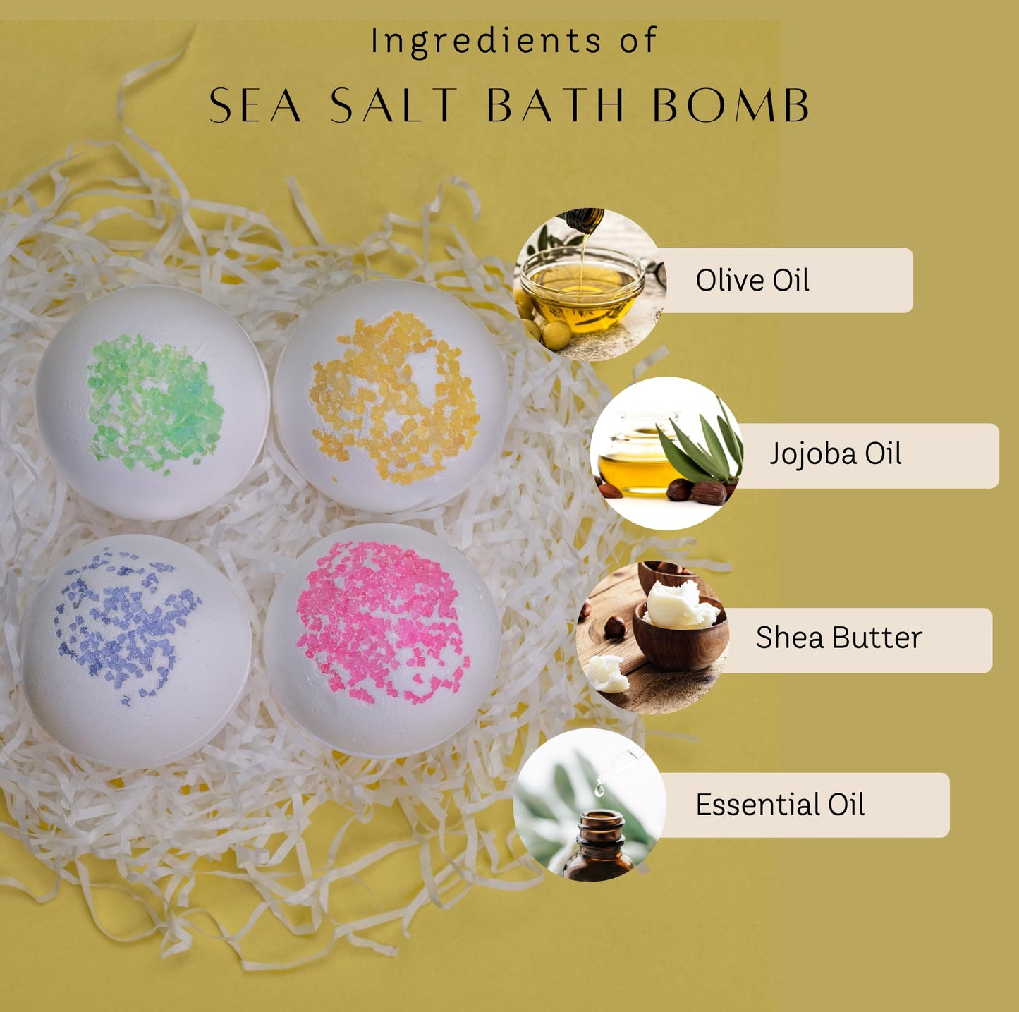 Gemstone Soap & Bath Bomb Gift Set- Relaxing Spa Gift Set for Women- 4 Rock Soap with Crystals and 4 Fizzy Bath Bomb-Decorative Scented Crystal Soap with Natural Ingredients & Essential Oil