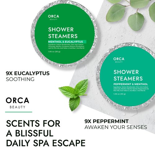 Shower Steamers Aromatherapy - Relaxation Gifts for Women, Shower Bombs, Unique Spa Gifts Shower Tablets, Shower Steamer Aromatherapy for Women & Men (Soothe 18PC)
