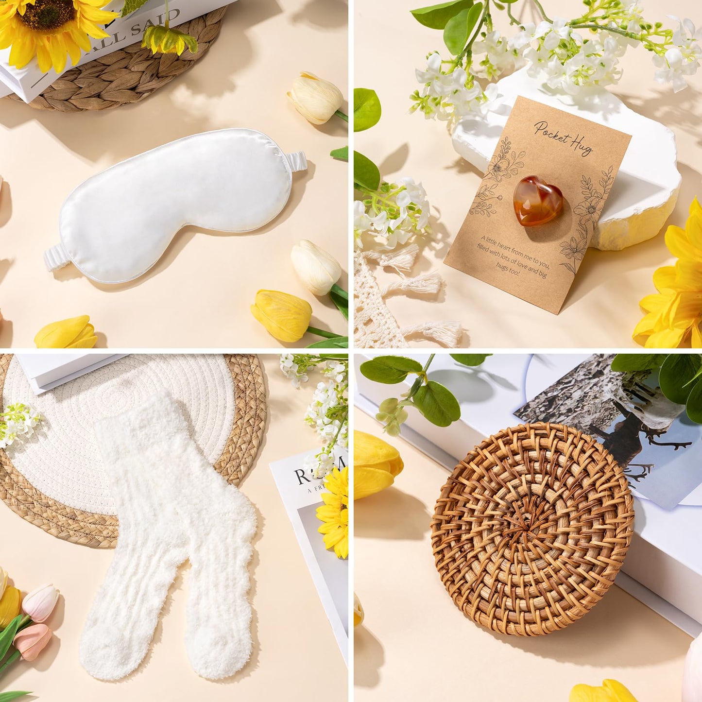 Suhctuptx Care Package for Women, Best Friend Birthday Gifts Self Care Gifts Get Well Soon Gift Baskets for Women, Thinking of You Inspirational Gift for Her Mom Friends Sisters Girlfriend