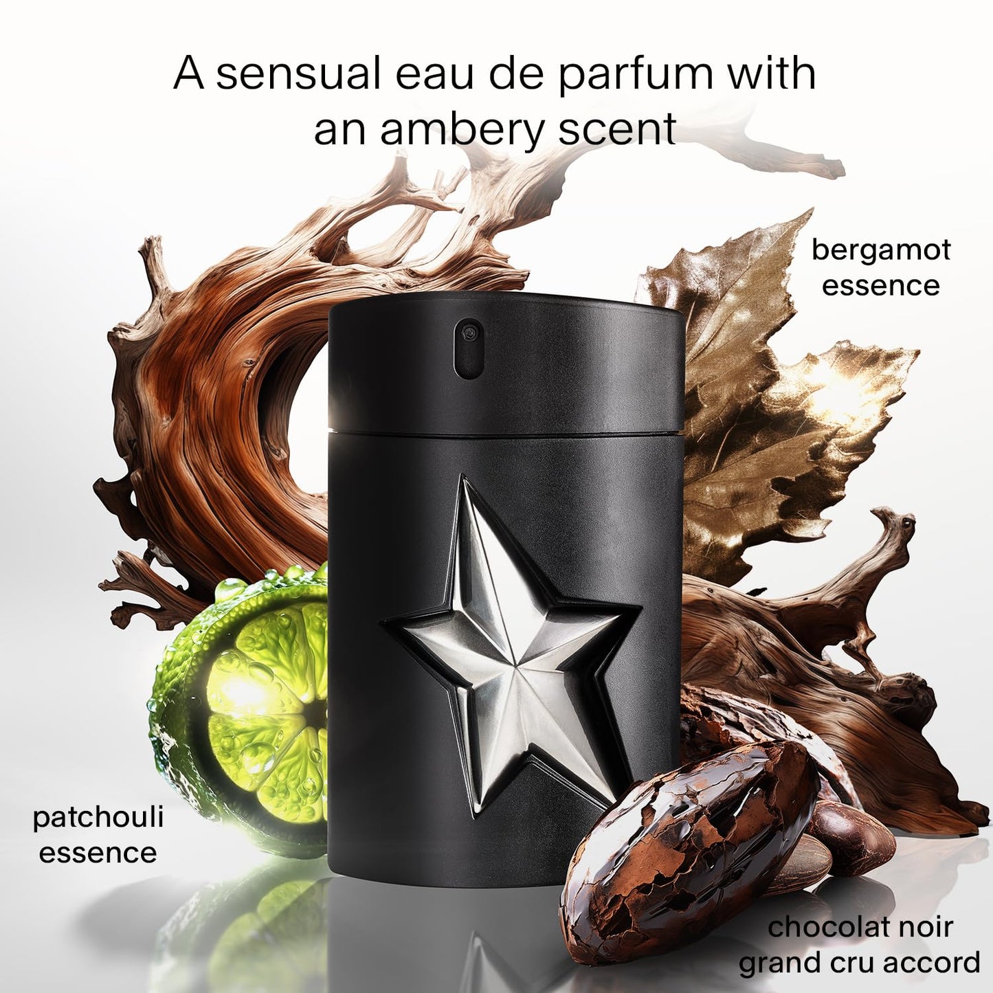 Mugler A*Men Fantasm - Eau de Toilette - Mens Cologne - With Citrus, Cocoa Accord, & Patchouili - Long Lasting Fragrance - 1.6 Fl Oz