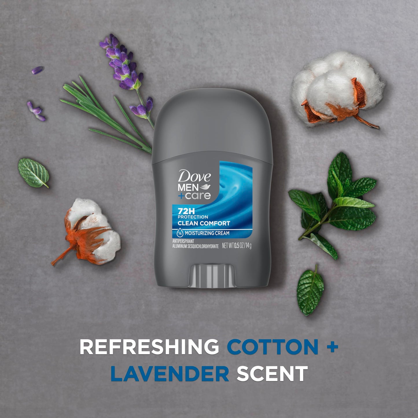 Dove Men+Care Antiperspirant Deodorant Stick Clean Comfort Pack of 36 72-Hour Sweat & Odor Protection Antiperspirant for Men With 1/4 Moisturizing Cream 0.5 oz
