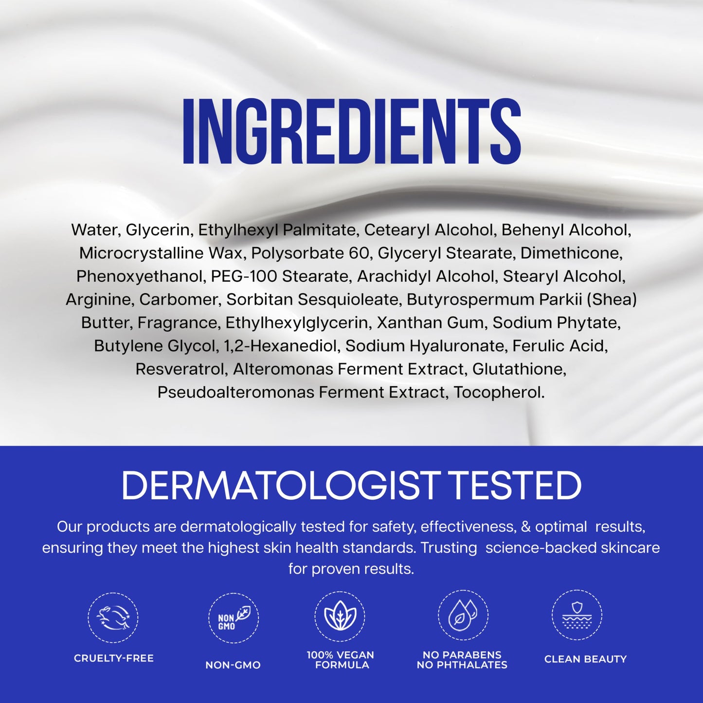 Baere Hyaluronic Acid Body Butter With Marshmallow - Dermatologist Tested, Anti Aging, Korean Skin Care - Deep Hydration, Smoother, Plumper, Dewy Skin - Vegan, Clean Beauty - 7.05 Oz