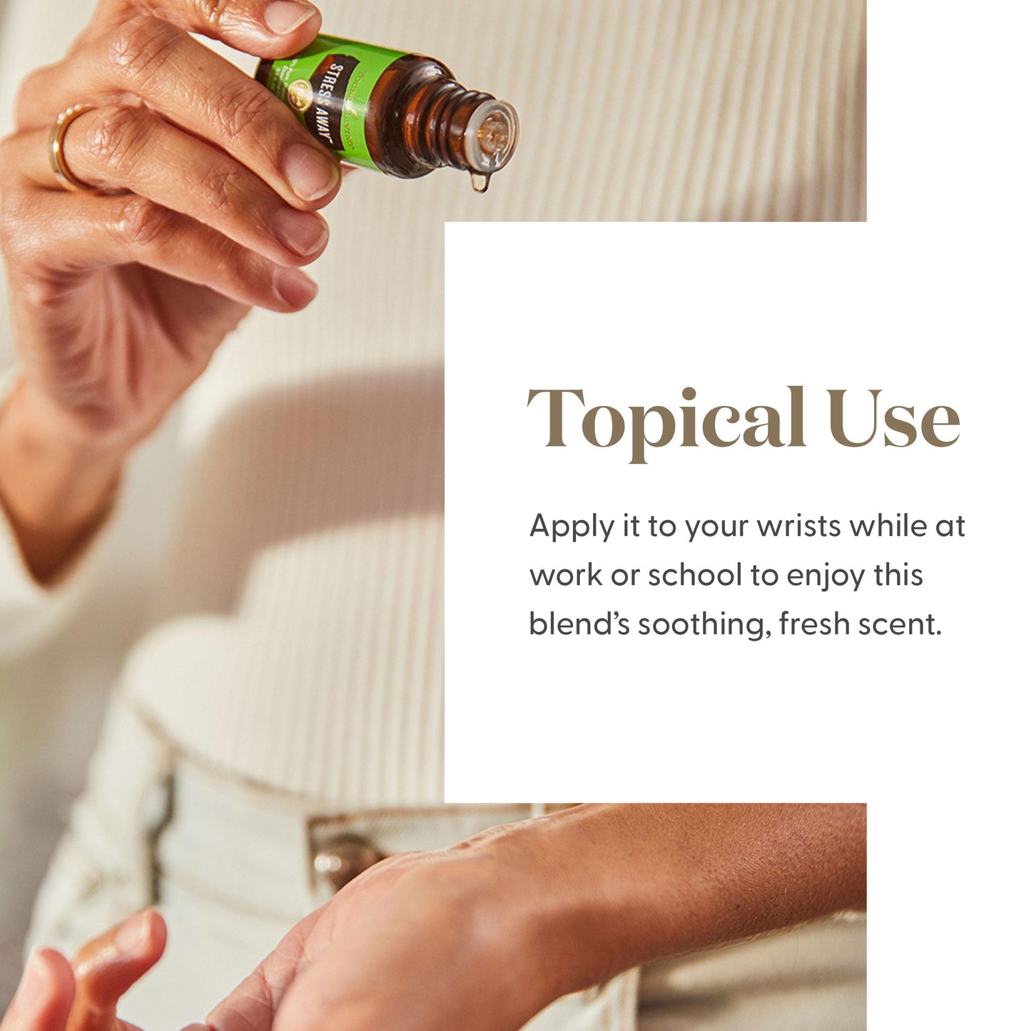 Young Living Stress Away Essential Oil Blend | 5 ml | Sweet Lime & Vanilla Aromatherapy Oil for Diffusers, Massage & DIY Blends | Relaxing Fragrance for Home, Office & Everyday Aromatic Use