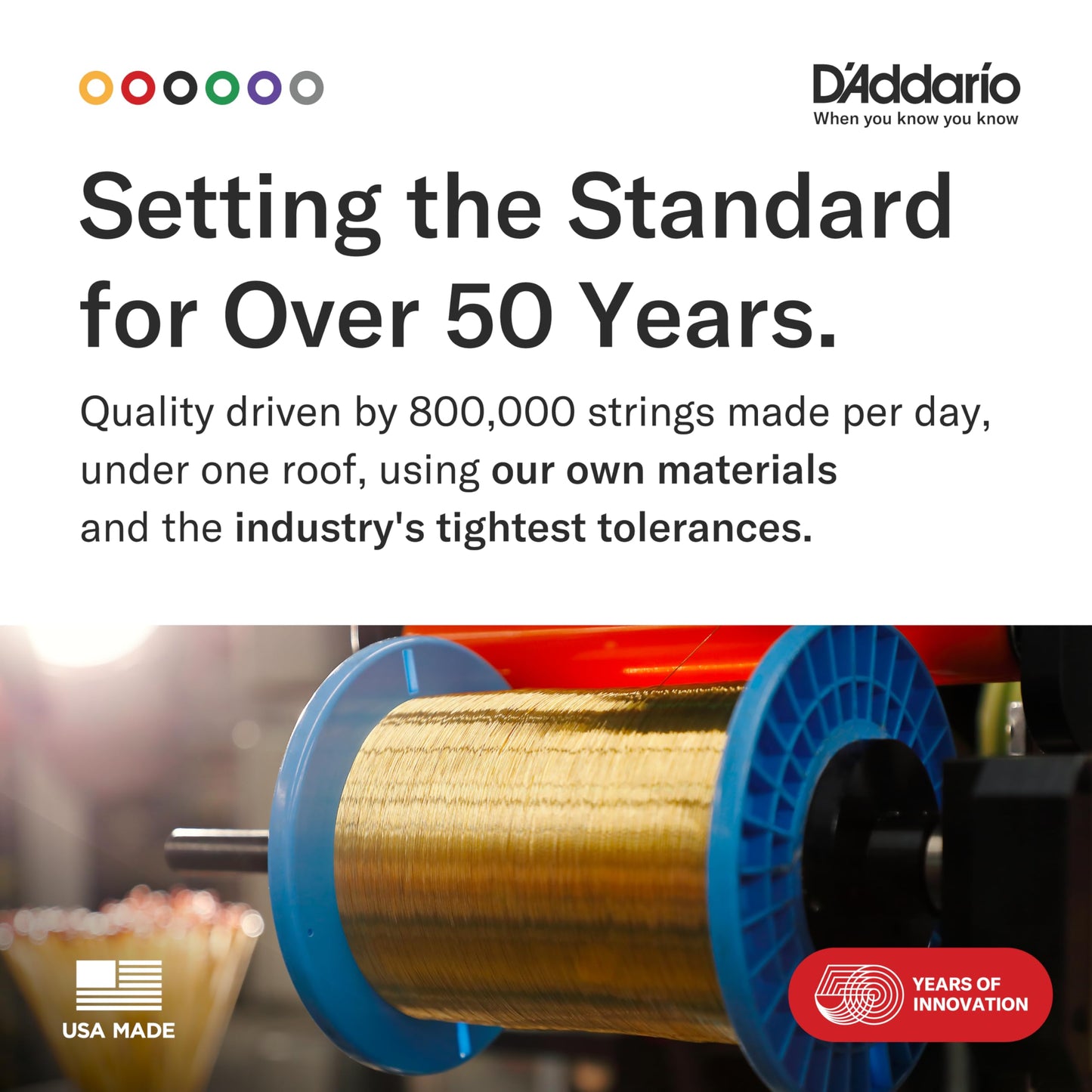 D'Addario EJ11-3D 80/20 Bronze Acoustic Guitar Strings, Light 12-53, 3 Sets