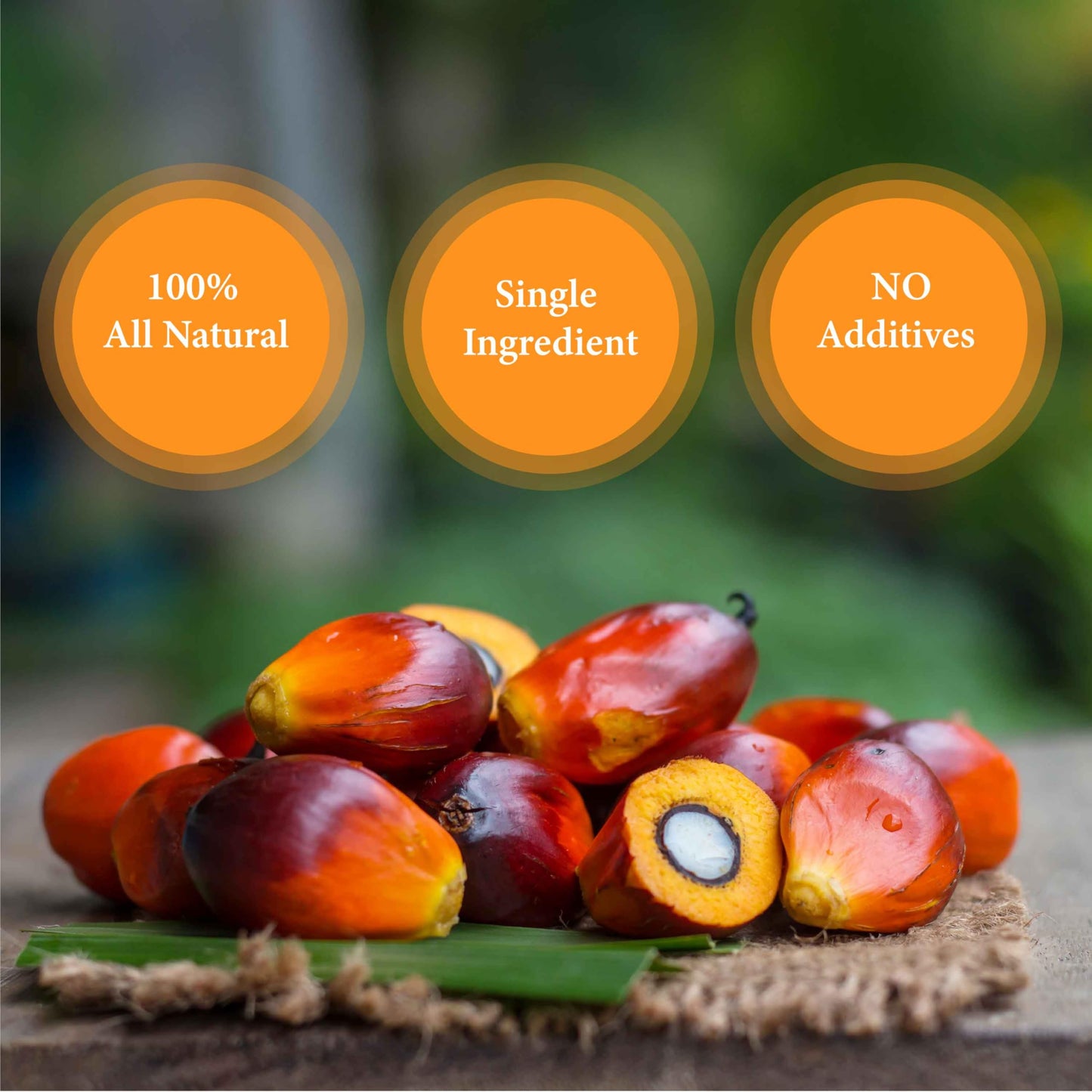 Ghana Heritage Red Palm Oil 100% Pure Palm Fruit Oil for Cooking, Stews, Sauces and More, 33.81 Fl Oz (1 Liter Bottle)