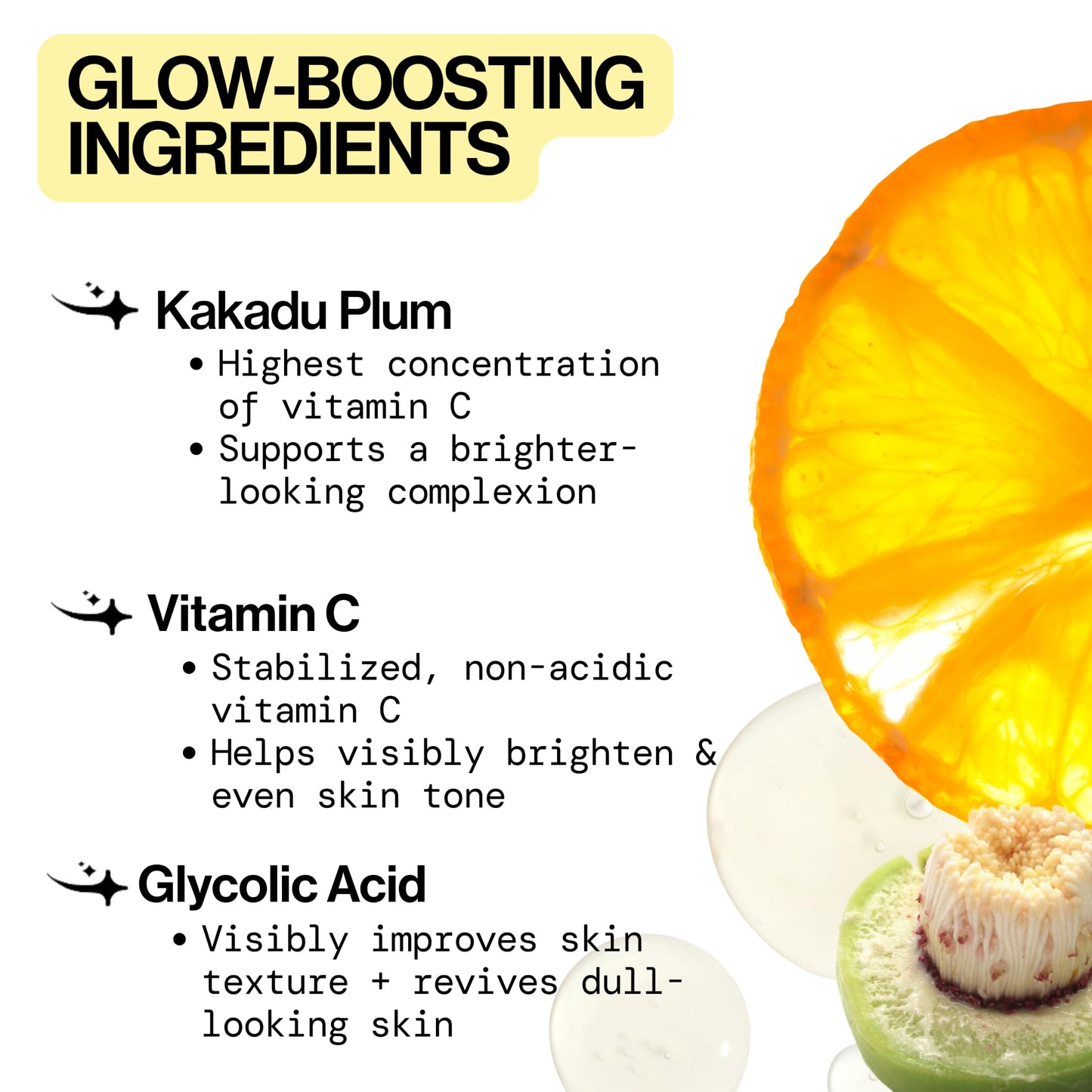 Pacifica Glow Baby Booster Mini Face Serum, Vitamin C & Glycolic Acid For Brightening Dull Skin, Fragrance-Free, Vegan & Cruelty-Free, .5 Fl Oz