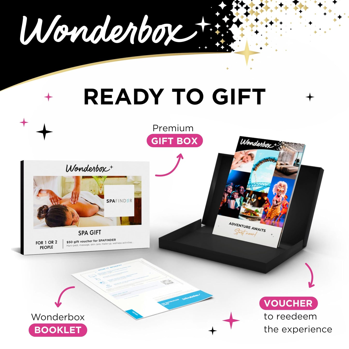 Wonderbox - Experience Gift - Spa Finder Voucher
