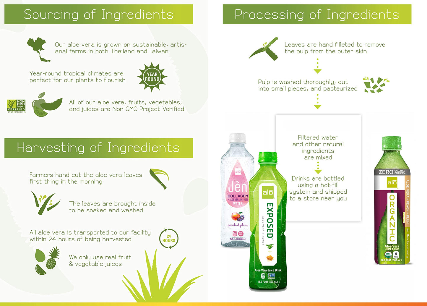 ALO Aloe Vera Juice Drink | BLUE - Aloe Vera + Blueberry | 16.9 fl oz, Pack of 12 | Plant-Based Drink with Real Aloe Pulp