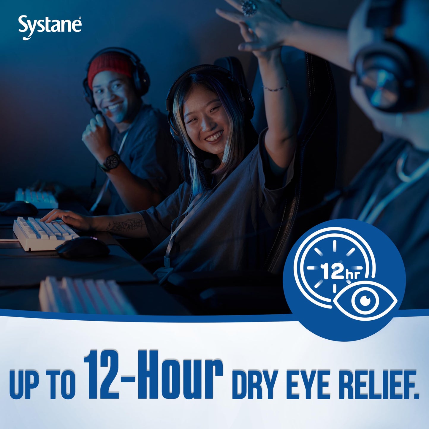 Systane PRO Preservative Free Eye Drops, 12 Hour Dry Eye Relief, 32 Vials