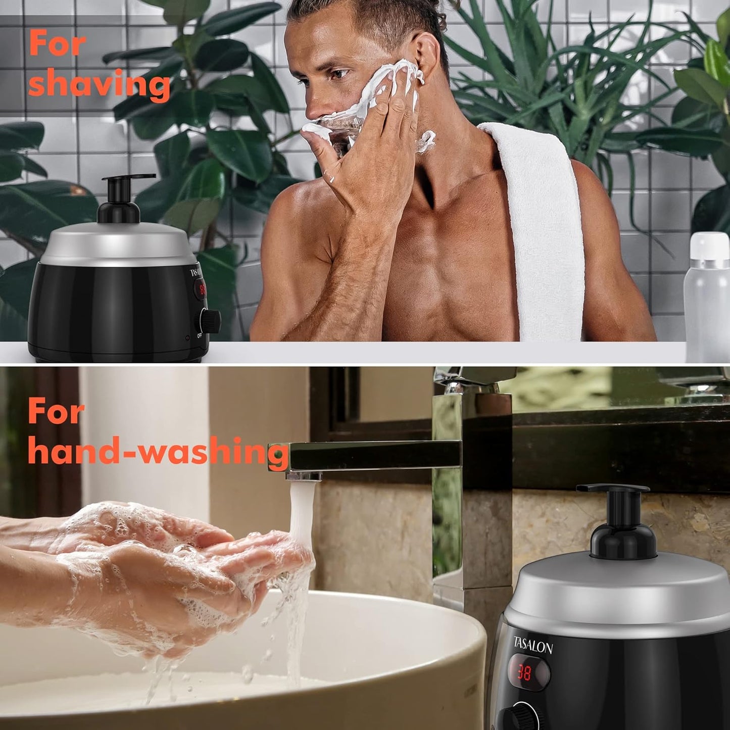 Professional Hot Lather Machine for Shaving - 750ml Capacity Foam Maker for Men | Ideal for Home & Barber Use