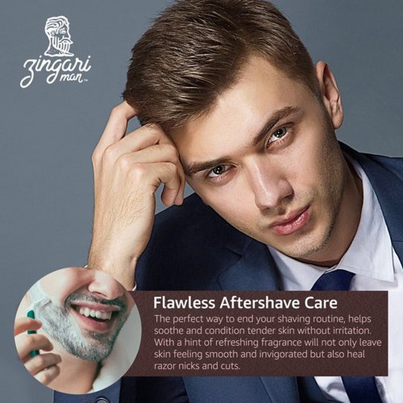 Zingari Man The Master Recovery Splash - Men's Skin Care After-Shave Products - Moisturize and Hydrate Your Face Features a Blend of Esters and Soothing Oils - Sensitive Shaving Treatment - 4oz Bottle