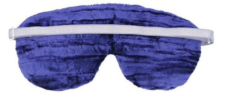 Candi Andi Handmade Opulence Yoga Eye Mask Pillow - Weighted Flaxseed Fill, Unscented, Satin & Velvet, Adjustable Strap - Ideal for Meditation & Restful Sleep -Majestic Purple - TEMF-MP