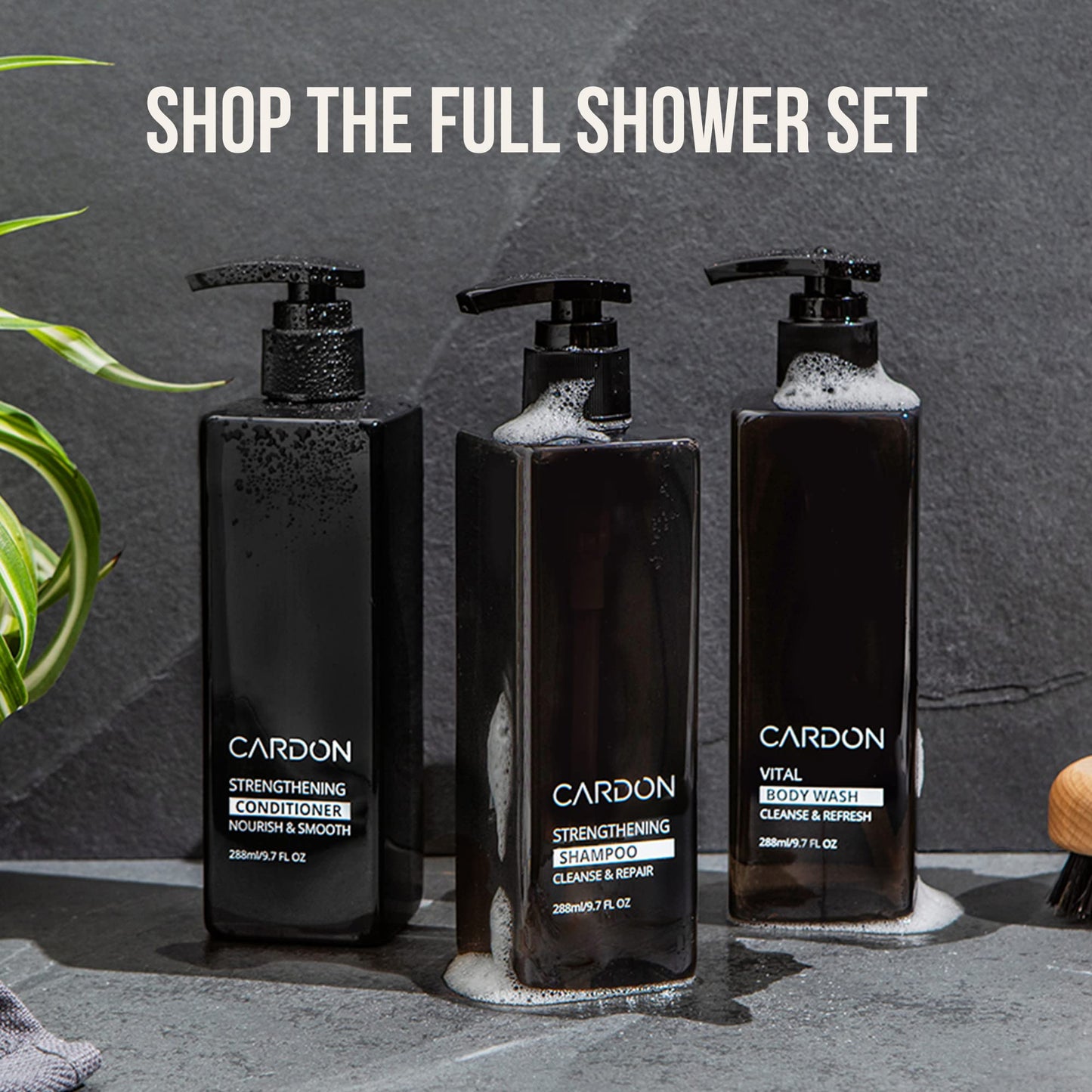 CARDON Hair Growth Shampoo for Men - Thickening, Anti-Thinning, Strengthens Roots, Korean Skincare for Healthy Scalp, Suitable for Oily and Dry Hair