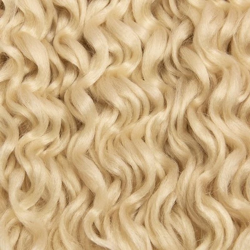 Ocean Wave Crochet Hair Deep Wave Curly Crochet Hair For Women Hawaii Curly Braiding Hair Synthetic Bohemian Crochet Braid Water Wave Crochet hair Extensions (18inch, 613#)