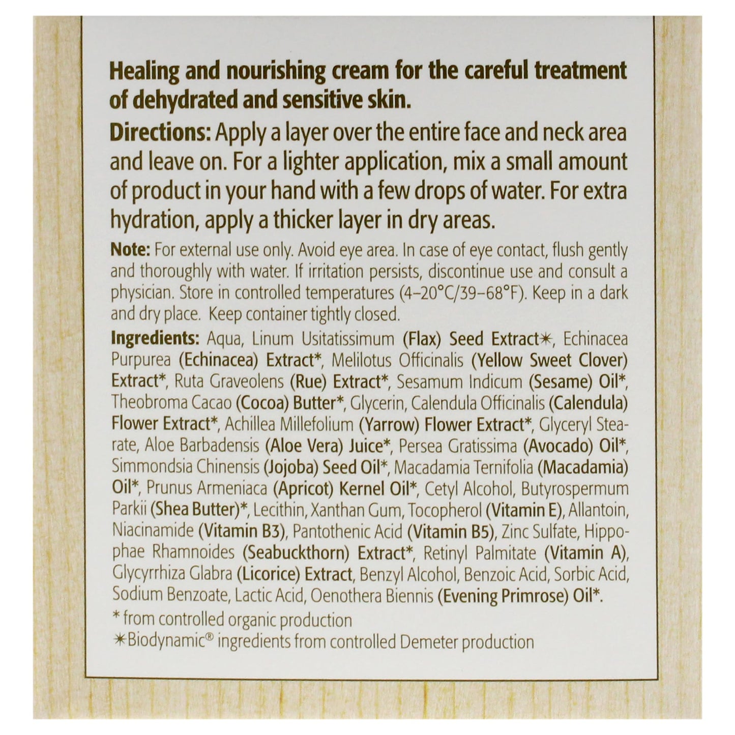 Eminence Apricot Calendula Nourishing Cream 1 Oz
