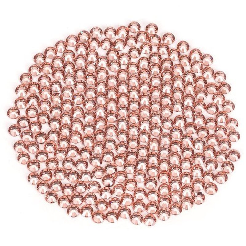 Rhinestones Flatback Rhinestones for Crafts Glass Nail Rhinestones Nail Gems Crystals Non Hotfix Rhinestones for Makeup Bags Shoes Decoration DIY(SS20,1440pcs,Champagne)