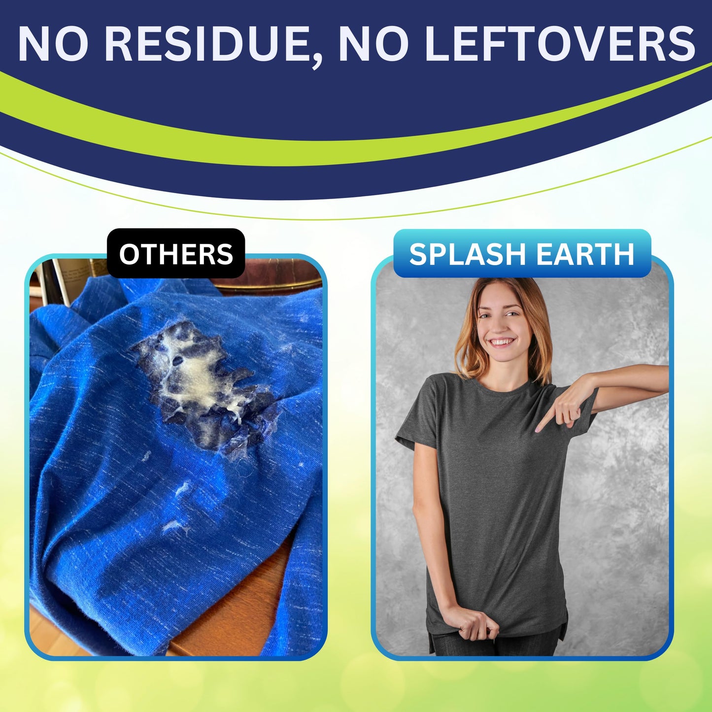 Splash Earth Laundry Detergent Sheets (64 Loads, Fresh Scent), Eco-Friendly Washer Sheets Detergent, Plastic-Free Travel Laundry Soap, 32 Strips