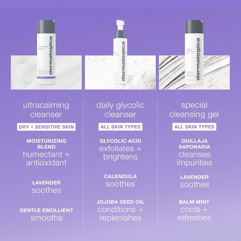 Dermalogica Ultracalming Cleanser | Gentle Face Wash for Sensitive Skin - Calms Redness, PH Balanced, Gel-Cream Formula