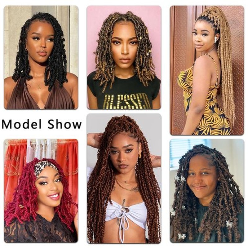 350 Wrapping Hair for Soft Locs 12 Inch Cuban Twist Hair Red Copper Springy Afro Twist Hair 8 Packs Spring Twist Hair Gingger Synthetic Pre-Fluffed Kinky Curly Braiding Hair for Passion Twist Hair