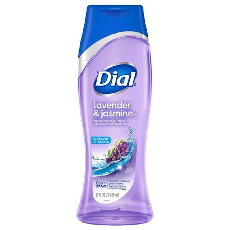 Dial Body Wash, Lavender & Jasmine, 21 Ounces (Count of 3)