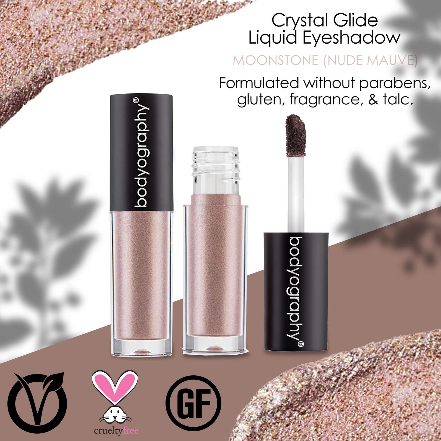 Bodyography Crystal Glide Liquid Eyeshadow - Moonstone for Women - 0.067 oz Eye Shadow