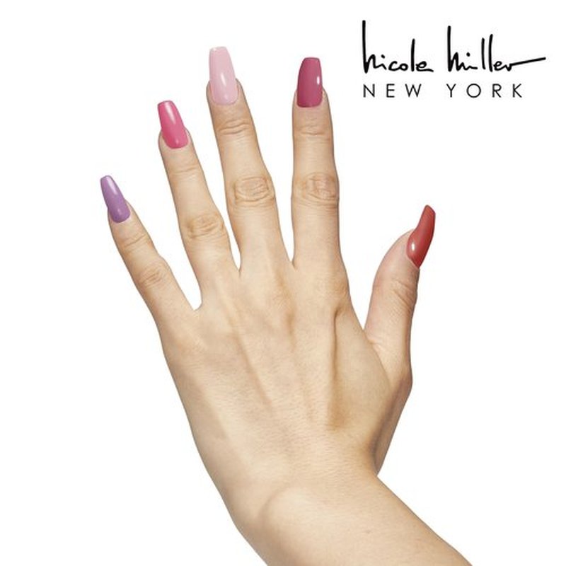 Nicole Miller Mini Nail Polish Set – Glossy, Vibrant Colors for Fingernails & Toenails, Spring and Summer