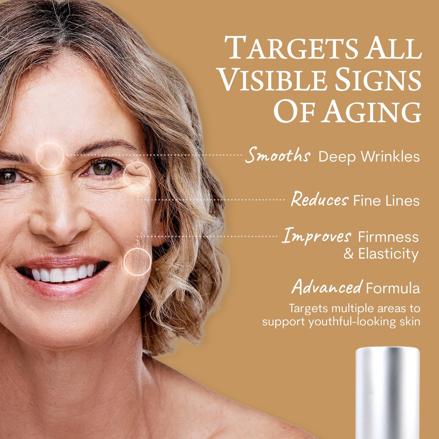 Biologic MaxiLift Instant Face Lift Serum - Skin Tightening Face Serum for Women Eyes, Firms and Smooths Sagging Skin, Fine Lines & Wrinkles - 0.5 Fl Oz