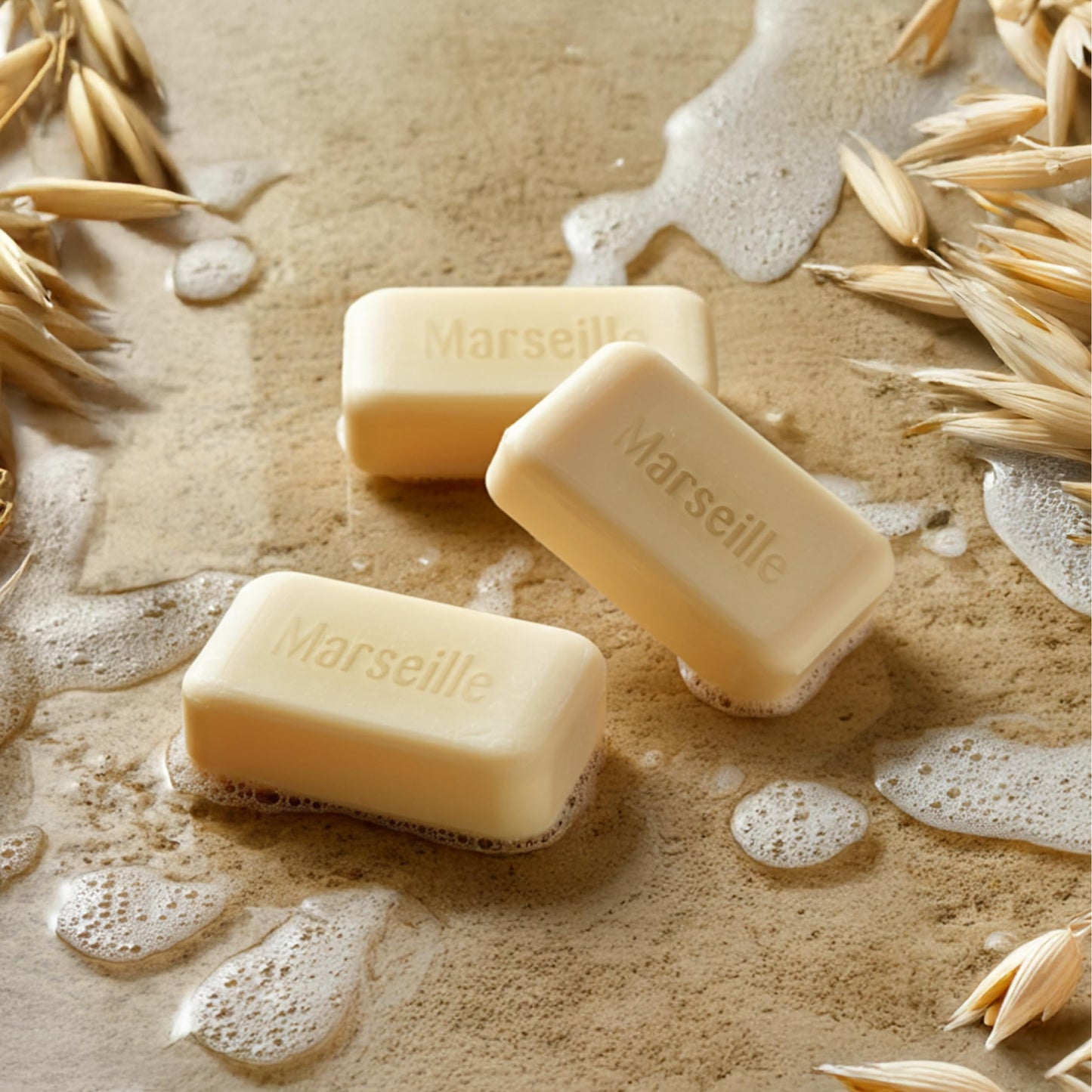 A LA MAISON Oat Milk Bar Soap - Triple French Milled Natural Moisturizing Hand Soap Bar (12 Bars of Soap, 3.5 oz)