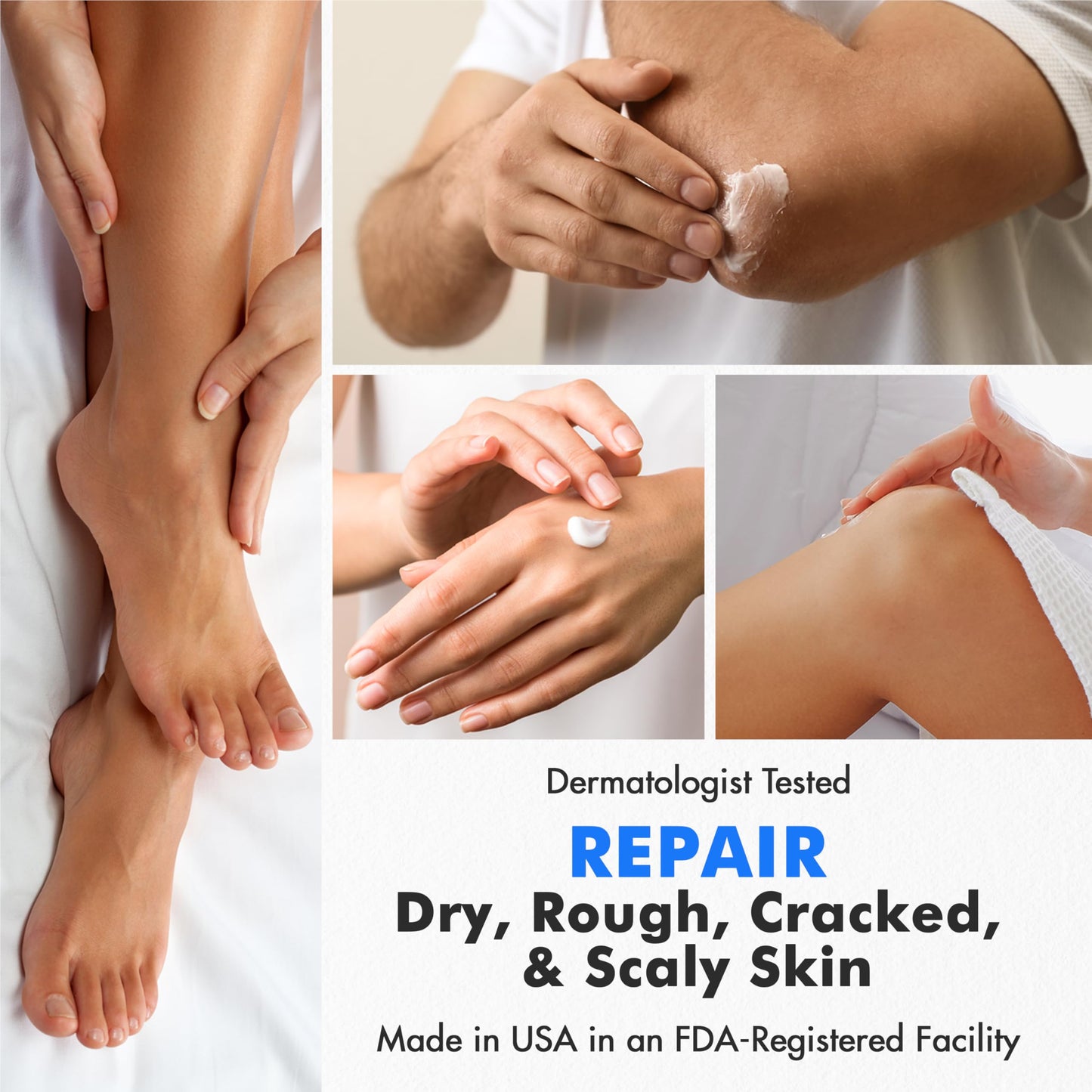 Ebanel Set of Salon Grade Callus Remover for Feet Gel + 40% Urea Foot Cream