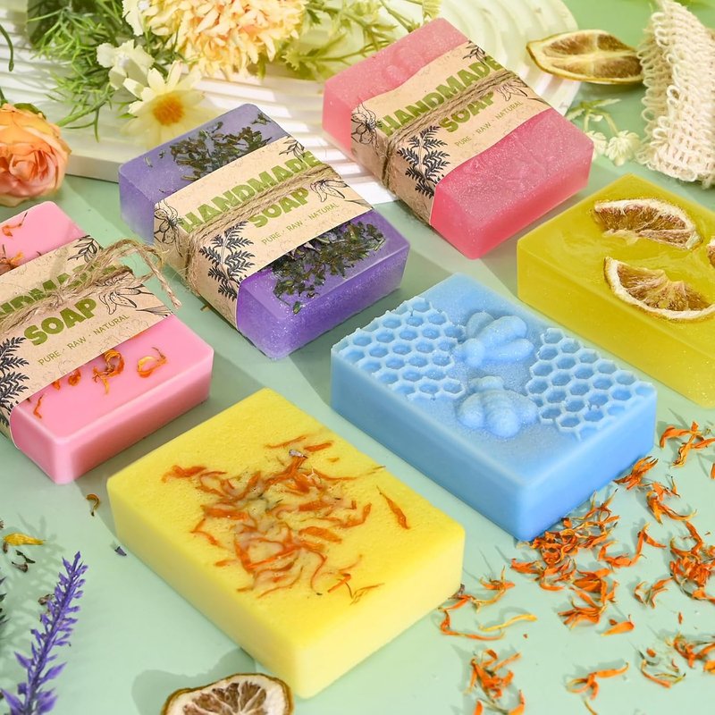 DIY Soap Making Kit - Complete Supplies with Shea Butter & Silicone Molds | Perfect Gift for Beginners