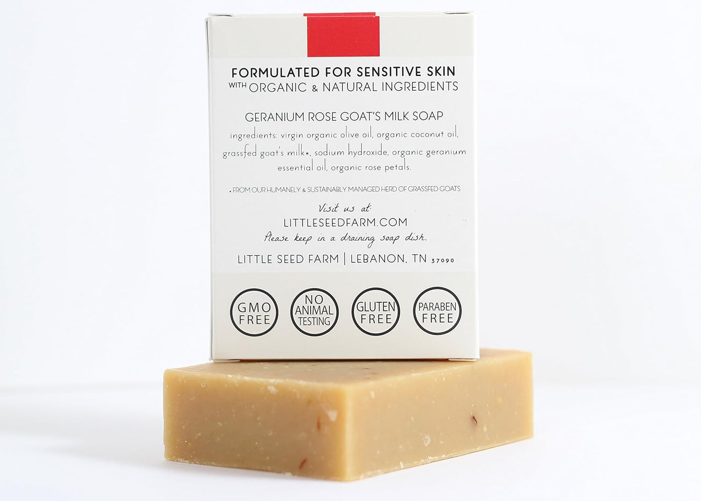 Little Seed Farm Organic Goat’s Milk Soap – 3 Pack of Rosemary Mint Exfoliating Body Bars – Natural, Handmade, Cruelty Free – Energizing and Toning Scrub – Suitable for Sensitive Skin, Net Wt. 4.75oz