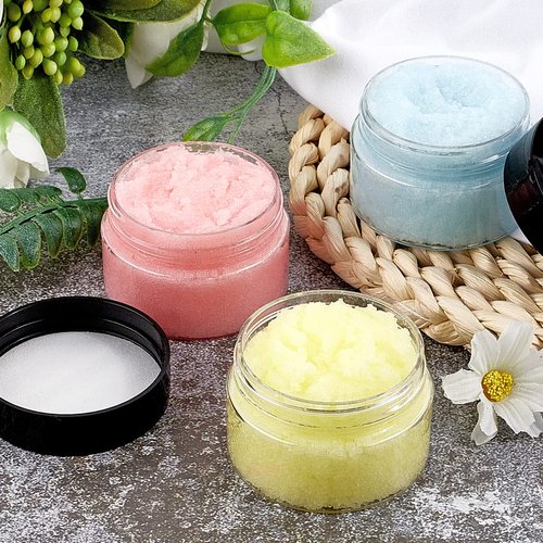 TUZAZO 1 Oz Small Plastic Container Jars with Lids and Labels BPA Free, Empty Round Clear Cosmetic Containers Plastic Slime Jars for Lotion, Cream, Ointments, Samples, Makeup, Travel Storage (12 Pack)