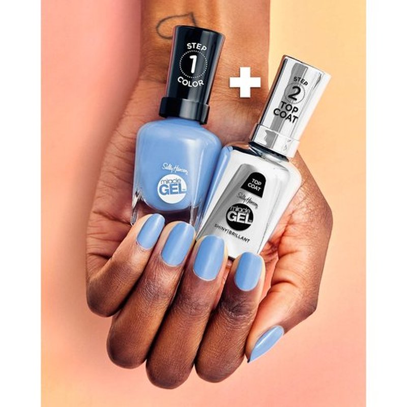 Sally Hansen Miracle Gel™, The School for Good and Evil Lovey Dovey, Long Lasting, Gel-Like Formula, No UV Lamp Needed, Pink Nail Polish
