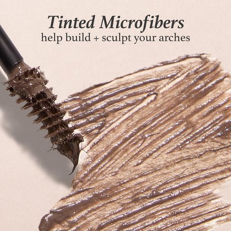 Julep Eyeshadow 101 Crème to Powder Waterproof Eyeshadow Stick, Pearl Shimmer & Brow 101 Waterproof Definer Makeup Eyebrow Pencil and Tinted Gel, Medium Brown