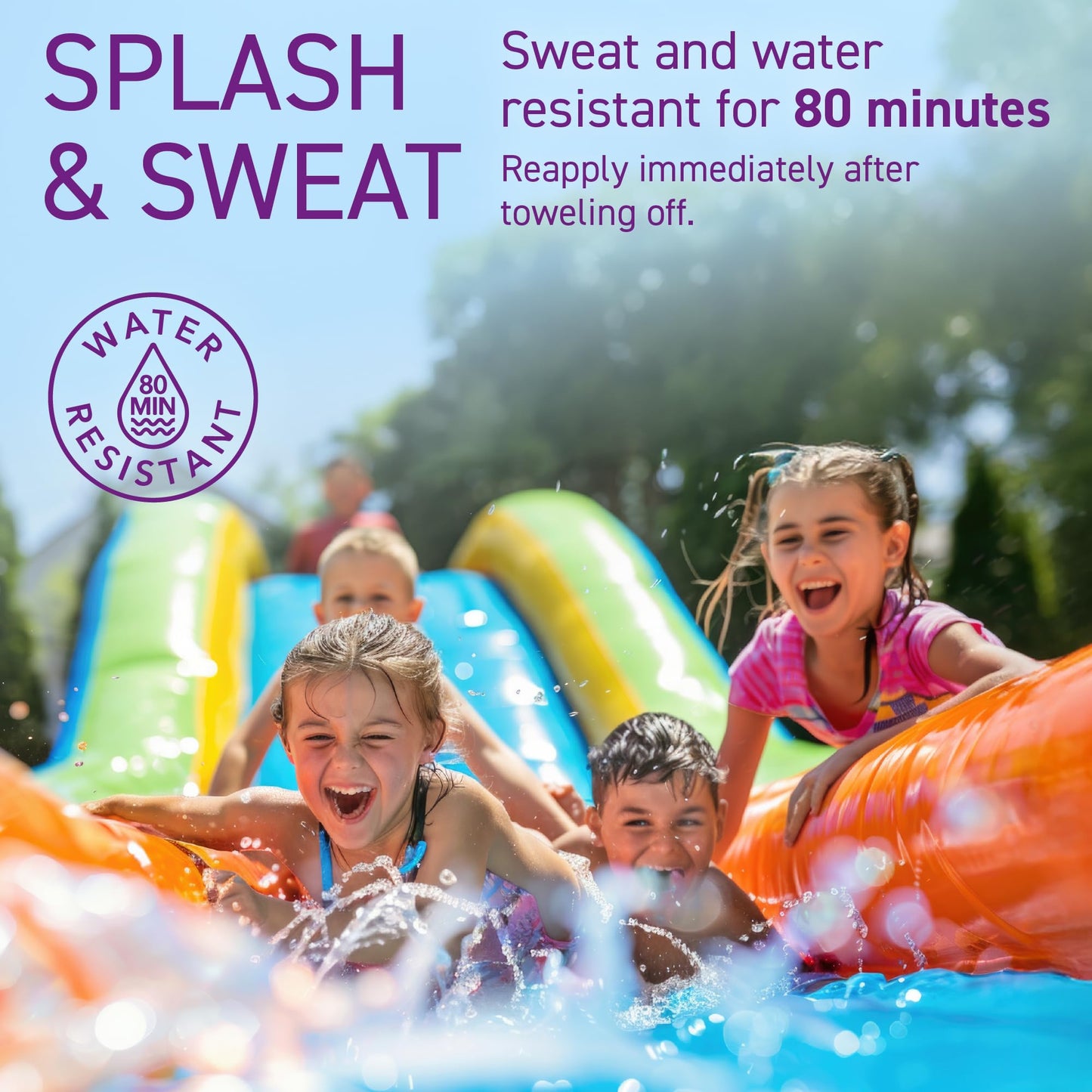 BOB KIDS SPF 50 Sun Spray + SPF 30 Brush On Powder Sunscreen, Mineral Sun Protection, Broad Spectrum, Water Resistant, Fragrance Free, Reef Friendly