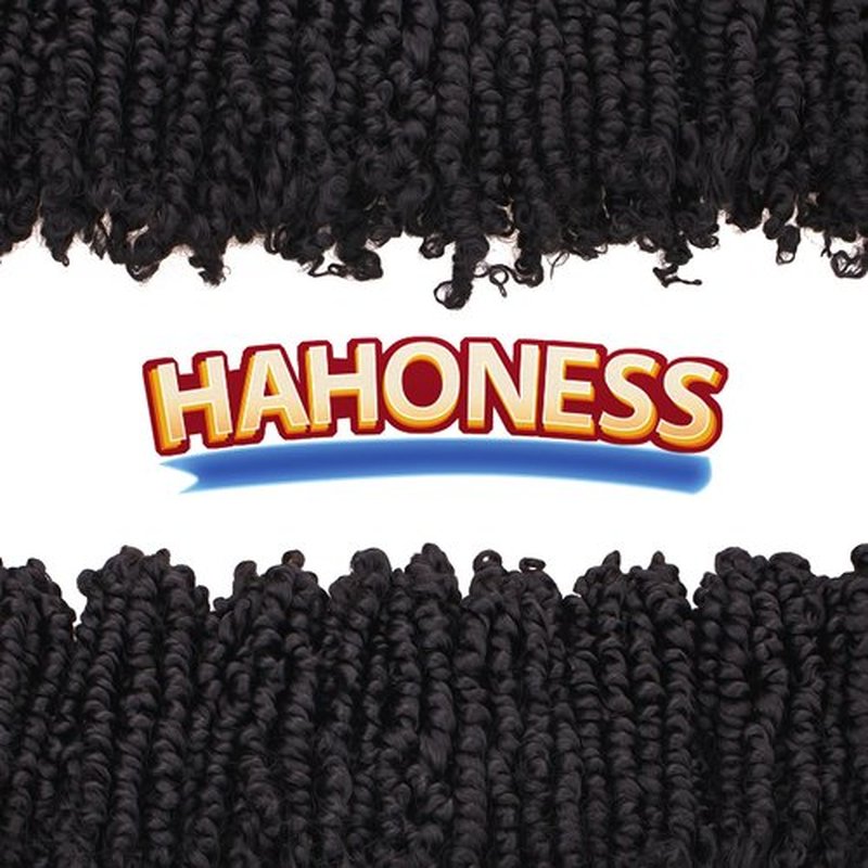 10 Inches 8 Packs Pre Looped Pretwisted Passion Twist Crochet Hair for Black Women and Kids-Natural Black,Soft Hair Extensions Braided by Synthetic Spring Kinky Twist Bohemian Curls(10"-8 Packs,1B)