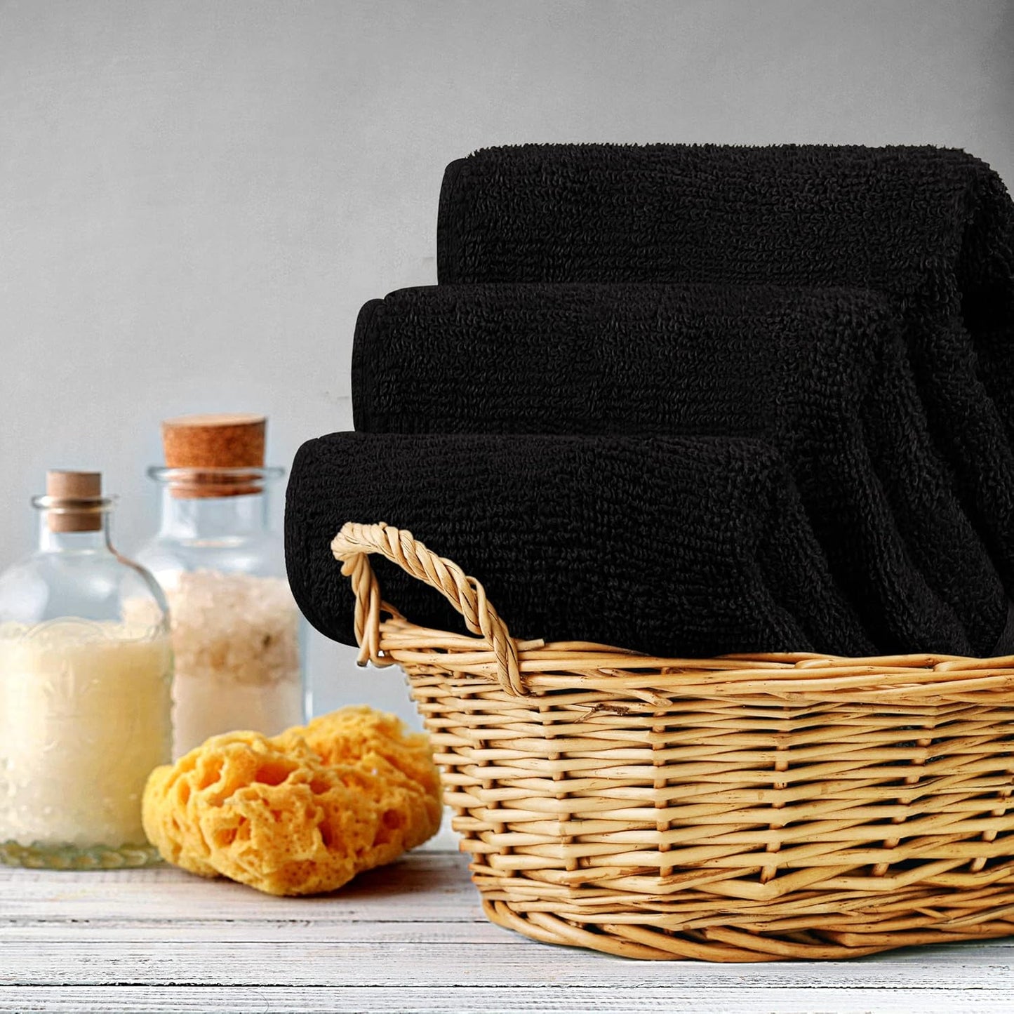 Premium 12-Pack Cotton Wash Cloths - Highly Absorbent & Soft 12x12 for Bathroom, Spa, Gym - Plum