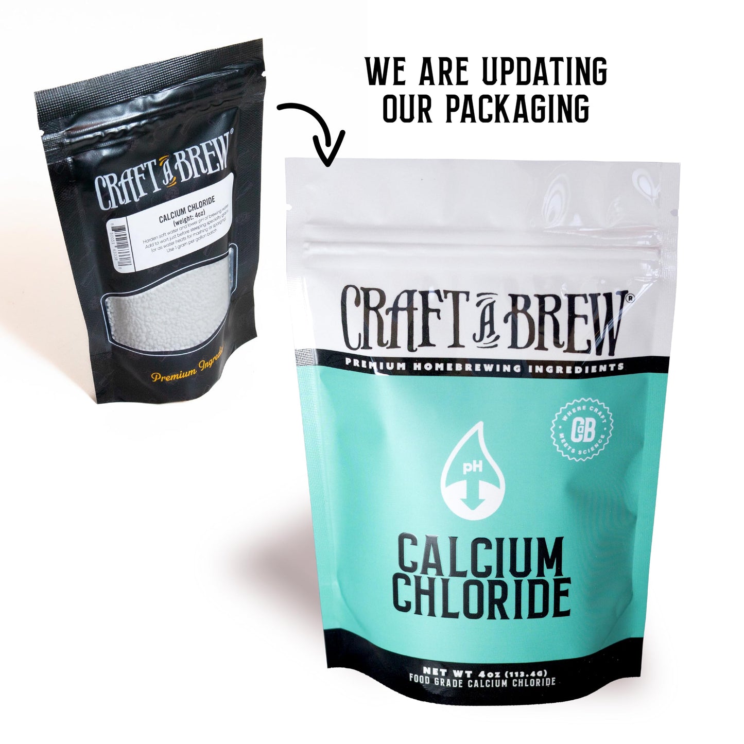Craft A Brew - Calcium Chloride - Primary Brewing Salt - Home Brewing Ingredients - 4oz