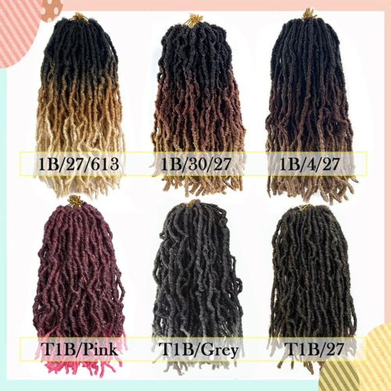 Paraglame 14 Inch Soft Locs Crochet Hair for Black Women, 8 Packs Faux Locs Crochet Braids, Pre Looped Goddess Soft Locs Crochet Braids Hair Extension for Butterfly Locs Crochet Hair (8Packs, T350)
