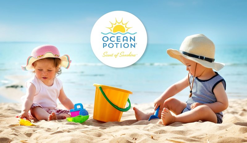 Ocean Potion Baby Sunscreen Lotion SPF 50 - Gentle Non-Greasy Formula with Aloe & Vitamin E | Travel Size 3.4 oz