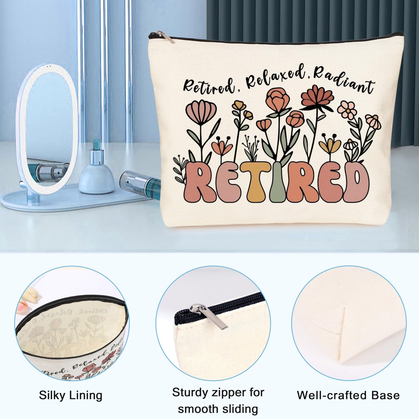 SiplyHaven Retirement Gifts for Women 2026, Best Cool Retirement Gifts for Coworker Teacher Nurses Boss Friends Mom Grandma Retirees, Coworker Farewell Leaving Going Away Gift Canvas Tote Bag