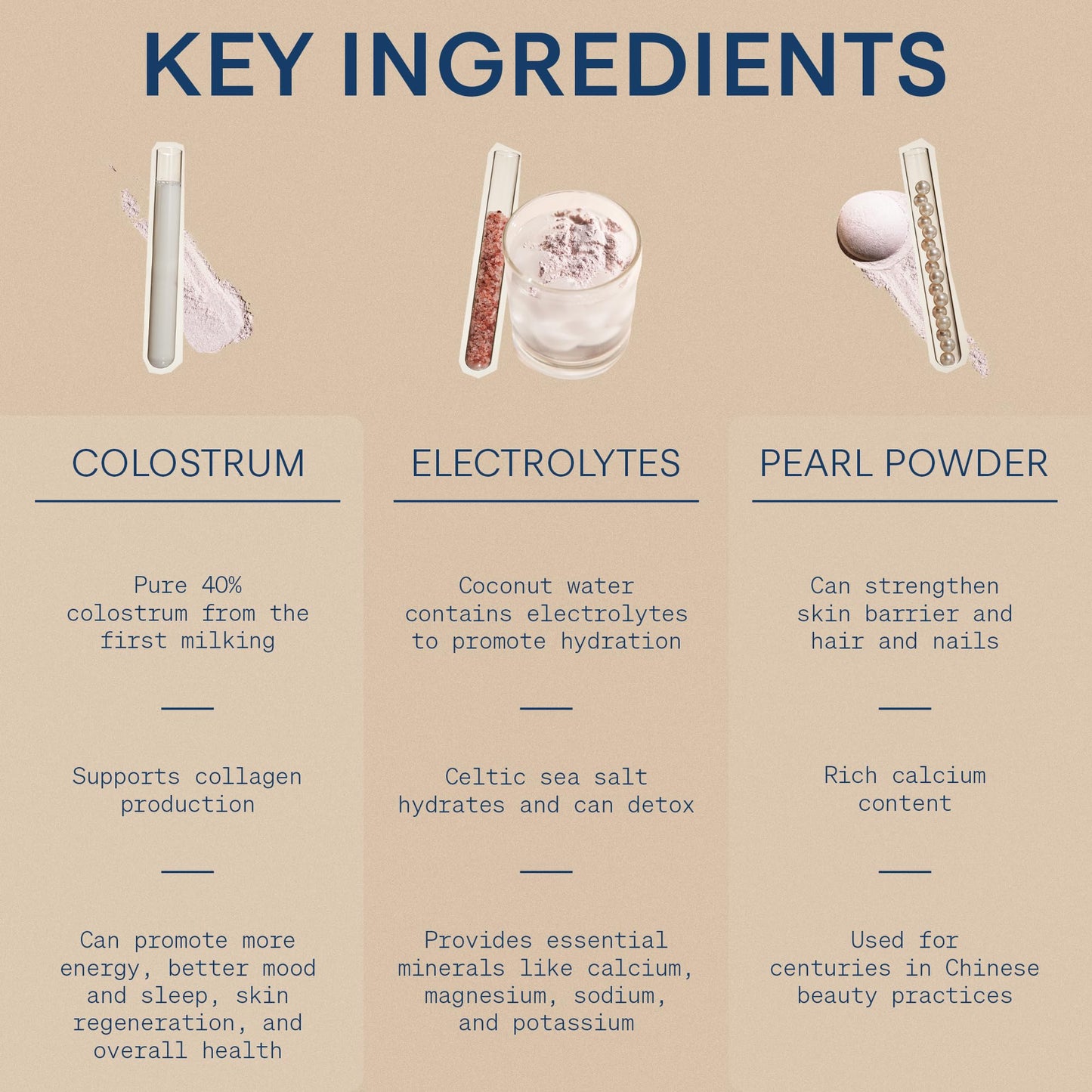 The Skinny Confidential Beauty Salt Hydration Powder with Grass-Fed Colostrum, Electrolytes & Pearl Powder to Support Immunity & Digestive Health - Supports Glowing Hydrated Skin & Radiant Hair