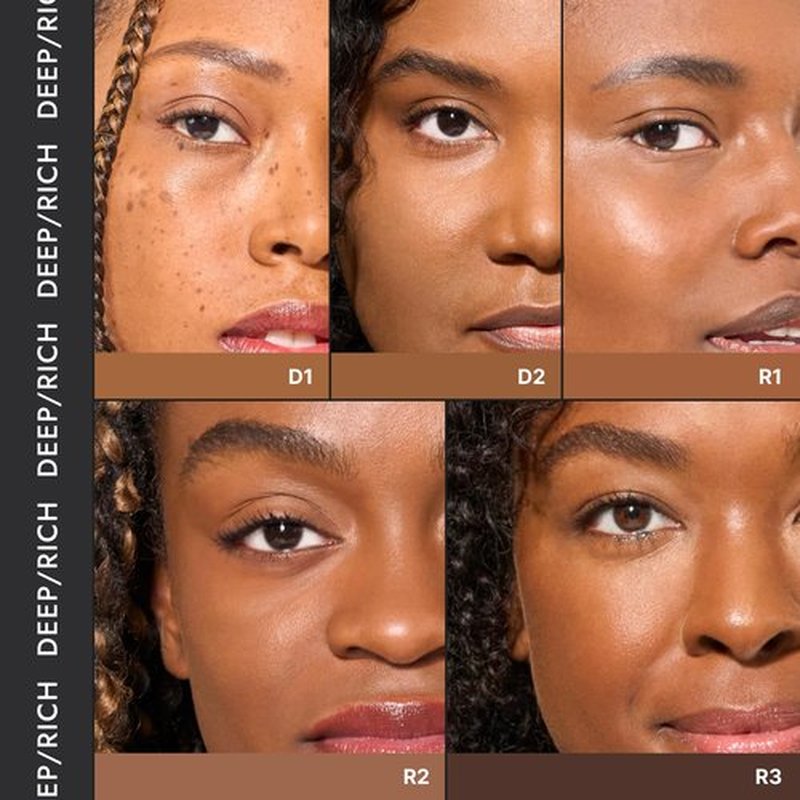 COVER FX Skin Discovered Longwear Full Coverage Concealer | Buildable Crease-Resistant High Coverage Formula Conceals, Corrects, and Brightens | R1- Rich skintones with cool undertones