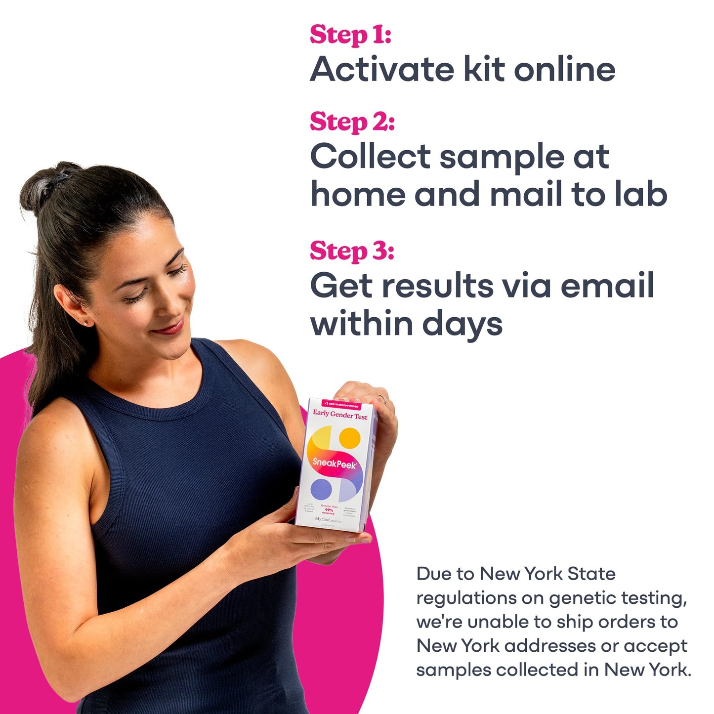 SneakPeek Early Gender Test, Snap Standard, 1 at-Home Test Kit